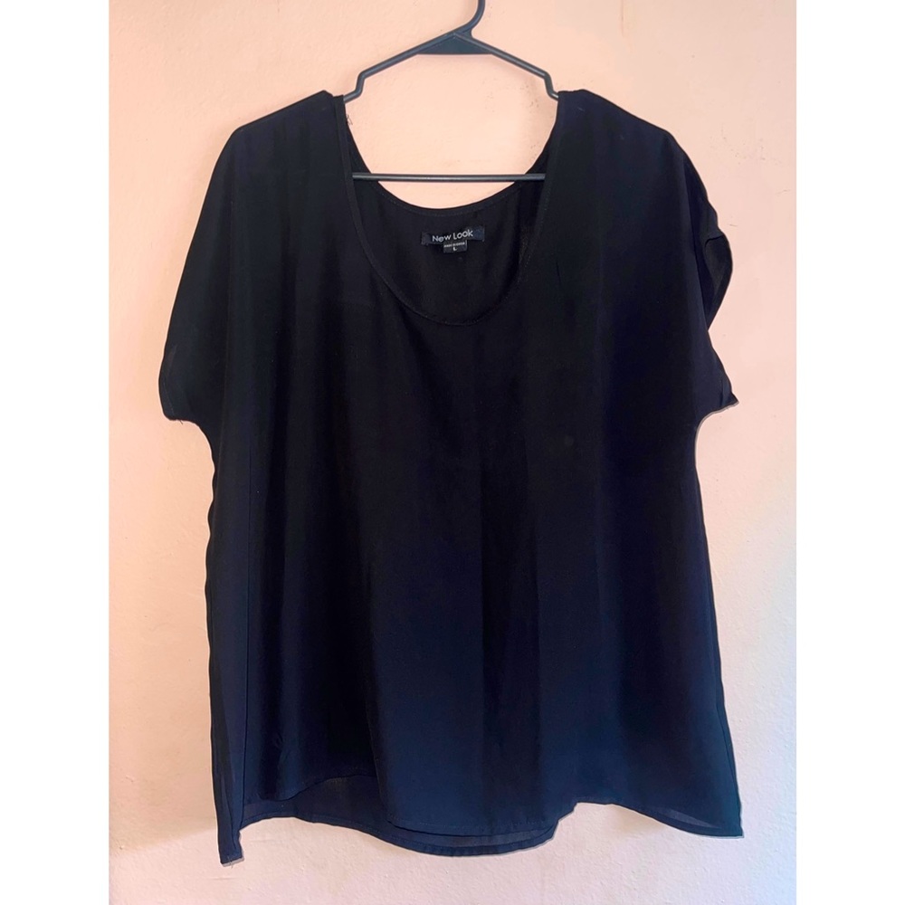Black Sheer Blouse